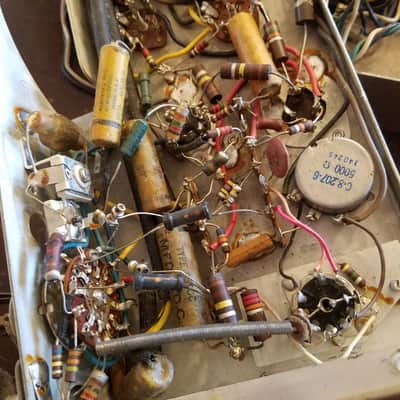 RCA Mono 6AQ5 tube amp project MI-15917 1954 Silver image 4