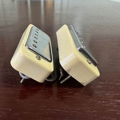 Gibson Vintage Les Paul Deluxe Mini Humbucker Patent Number Sticker Pickup Set 1969-1974 image 4