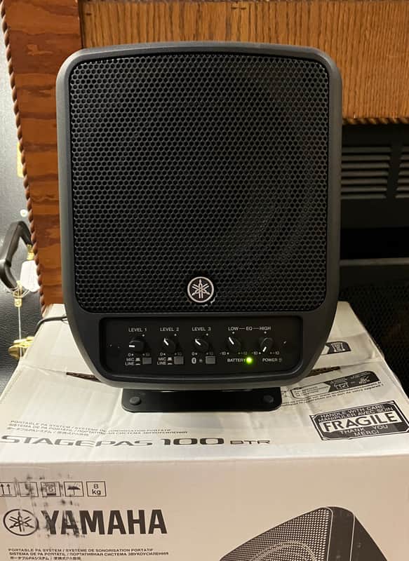 Yamaha STAGEPAS 100BTR 100W Battery-Powered Portable PA System w/ Bluetooth image 1