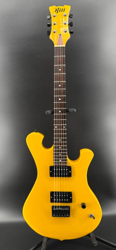 USA Handmade Hill Guitars Jon Hill Bootleg Aztec 2000's - Taxicab Yellow image 1