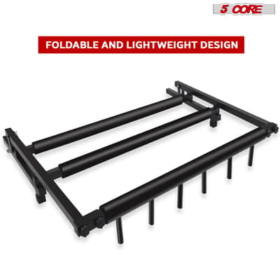 5 Core Multi Guitar Rack Stand Floor 5 Slot Adjustable Flying V Guitars Holder image 2