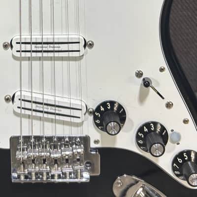 Fender Blacktop Stratocaster HH with Rosewood Fretboard 2011 - 2014 - Black image 3