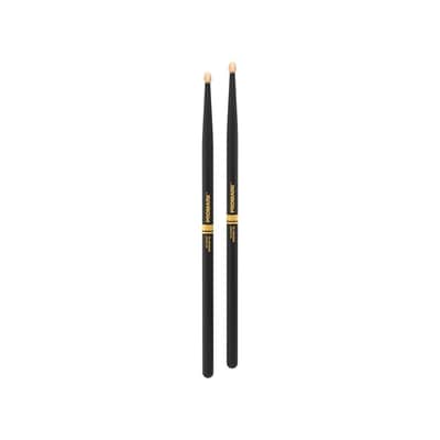 Pair of Promark Rebound 5B ActiveGrip Hickory Drumsticks - R5BAG (Drum Sticks) image 4