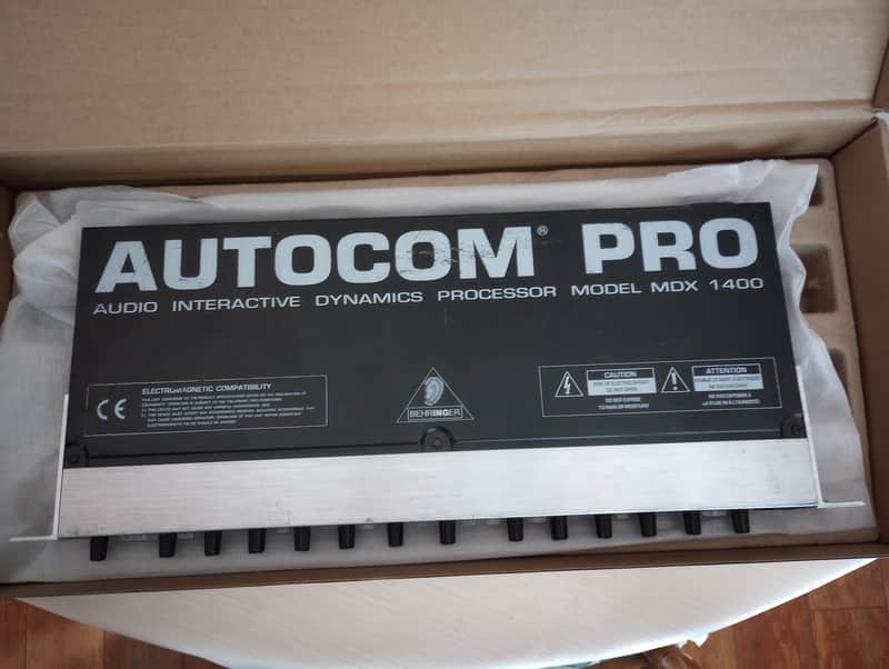 Behringer Autocom Pro MDX1400 Compressor / Limiter 2000s - Black / Silver image 1