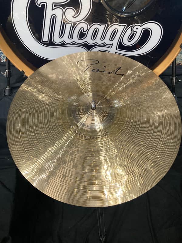 Tris Imboden's, Chicago, Paiste - 18" Signature Dark Energy, Mark 1 Crash Cymbal, 1480g image 1