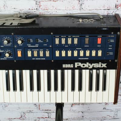 Korg - 1980's Polysix w/Tubbutec MIDI - 61 Key 6 Voice Analog Polyphonic Synthesizer - w/Bag - x4280 - USED image 3