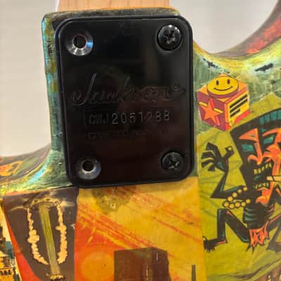 Jackson Super Strat 2000’s - Multi colored image 9