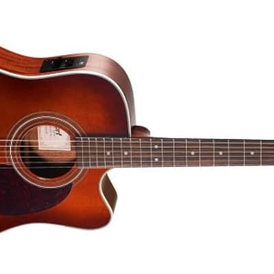 Cort FW MR500E-BR CE DredBrownGloss Solid Spruce Tp Mh B&S CE304T, Blem/B-stock image 3