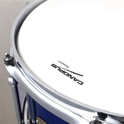 Canopus Session Superior Snare Drum 14x6.5 Navy Fade image 5
