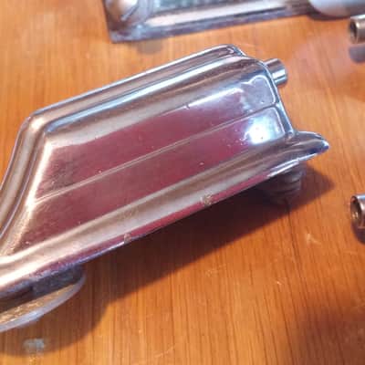 Rogers SWIVOMATIC 4 Bass Drum Beavertail LUGS 1960'S Cleveland SPRING INSERTS FELTS NO TARIFFS image 5