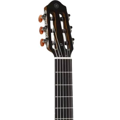 Yamaha Nylon String Silent Guitar Trans Black image 3
