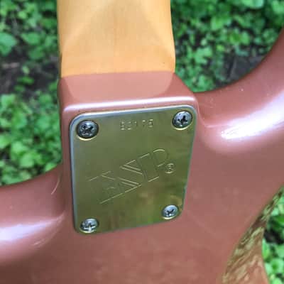 ESP lawsuit strathead 60's stratocaster in Burgundy Mist image 14