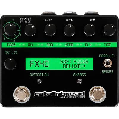 Catalinbread Soft Focus Shoegaze Plate Reverb Effects Pedal 2025 - BLACK image 1