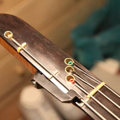 1991 Philip Kubicki Factor Bass Sunburst 4 String Electric Bass Alder Ebony image 13