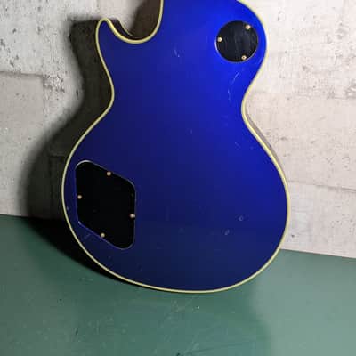 Fernandes Burny RLC-70 Les Paul Custom 90's Metallic Blue MIJ Japan image 8