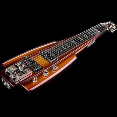 Duesenberg Fairytale Gold Burst Lapsteel with Case image 2