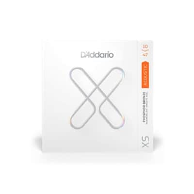 D'Addario XS Phosphor Bronze Extra LIght Acoustic Guitar Strings .010-.047 image 1