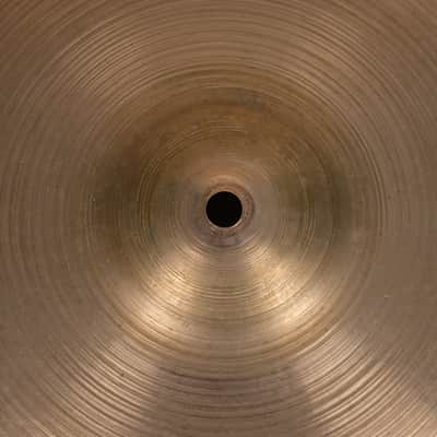 Vintage Zildjian 14" Thin Hi Hat Cymbals 706g 729g image 3