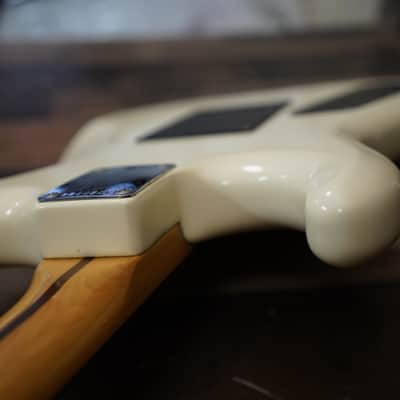 Squier Boxer Stratocaster HH ST-335 1985 Contemporary Series Vintage White Fender Japan MIJ Rosewood image 12