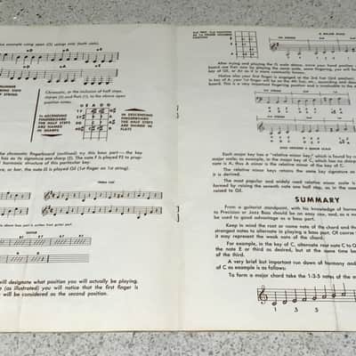Fender Bass Instruction Manual Early 60s image 3