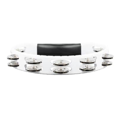 MEINL Percussion Headliner® Series Molded ABS Dual-Row Tambourine - White image 6