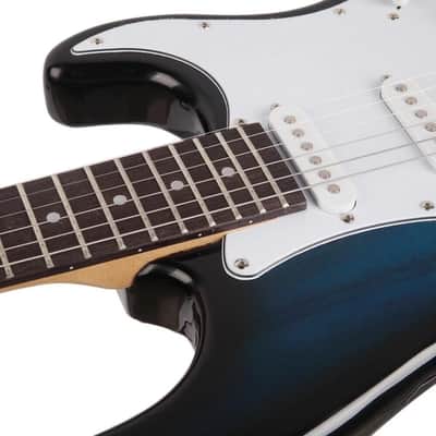 Cxxss School Music GST Electric Guitar Set w/ Gig Bag Strap Cord for Beginner image 3