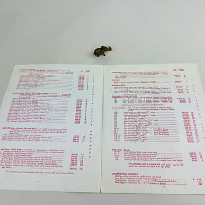 Rickenbacker Technical Data & Price List 1968 image 6