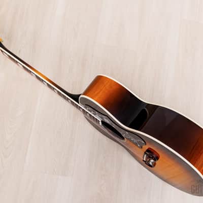 1995 Gibson J-200 Jumbo Guitar Vintage Sunburst, Figured Maple w/ Case image 14