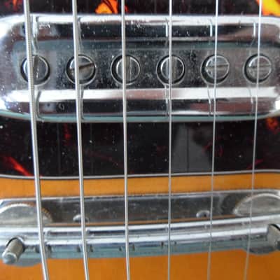 Teisco electric guitar 1960''s to 1970's - sunburst JAPAN 23 1/2" scale image 7