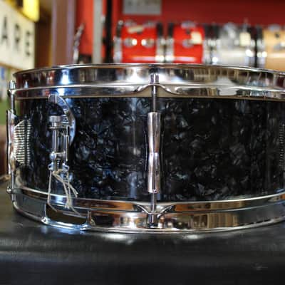1960s Beverley 5x14 Snare Drum in Black Diamond Pearl image 4