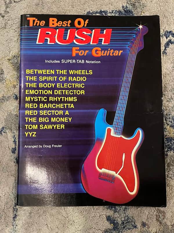 Warner Bros The Best Of Rush For Guitar