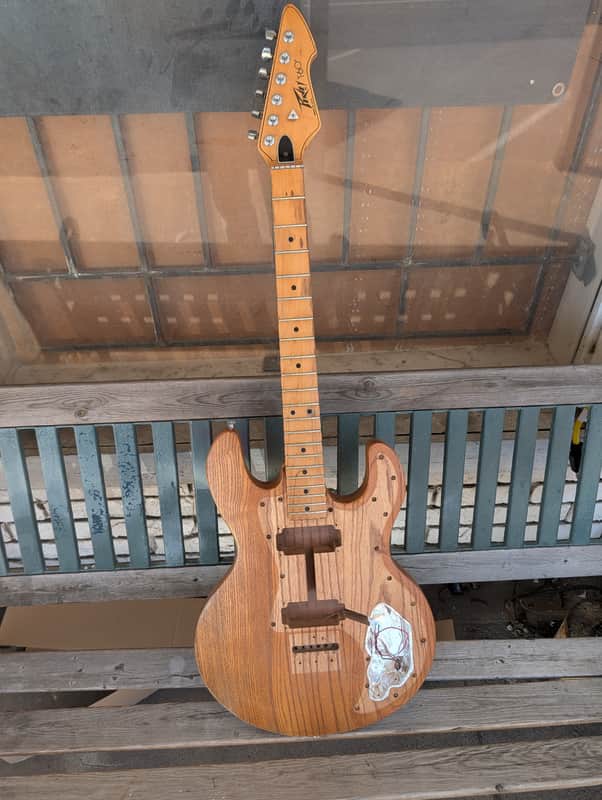 Peavey T-60- Natural guitar Body & Neck with Tuners (Project) image 1