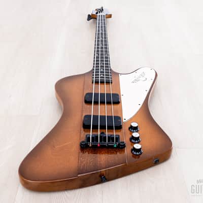 1999 Gibson Thunderbird IV Limited Edition Neck Through Bass Natural Burst w/ Case image 11