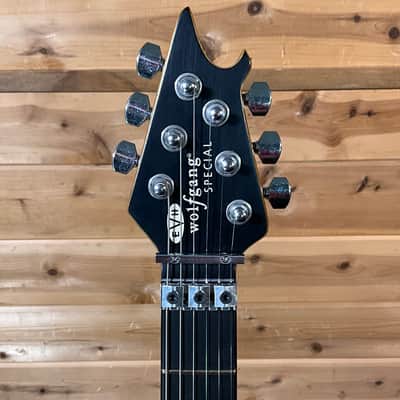 EVH Limited Edition Wolfgang Special Striped Series Electric Guitar - Red, Black, and White Aged image 3