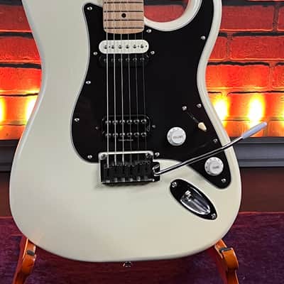 2019 Squier Contemporary Stratocaster HH, Maple Fingerboard, Pearl White w/ Duncan and Locking Tuners image 2