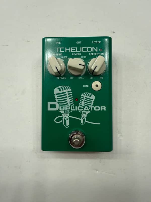 TC Helicon Duplicator Doubling Doubler Correction Vocal Effect Pedal Box + PSU image 1