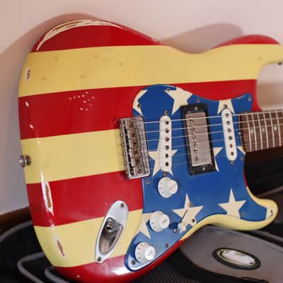 Fender Wayne Kramer Artist Series Signature Stratocaster 2011 Stars & Stripes image 3