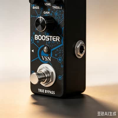 VSN LEF-318 Guitar Booster Pedal Pure Boost Effect Pedals Analog Pure Signal Amplification Sound Encouraging--Shipped from Irvine Warehouse in California by USPS image 5