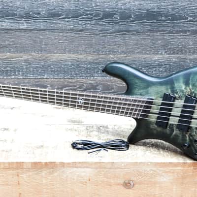 Spector NS Dimension 5 Left-Handed Multi-Scale Haunted Moss Matte Electric Bass w/Bag image 11