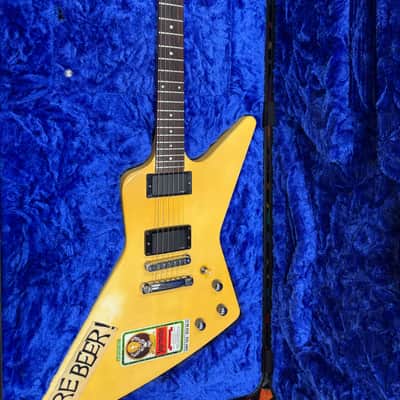 Metallica JAMES HETFIELD Gibson Explorer  1985 Alpine White MORE BEER image 6
