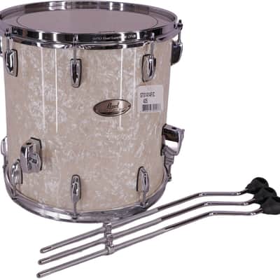 Pearl Session Studio Select 14" x 14" Floor Tom Drum Nicotine White Marine Pearl image 1
