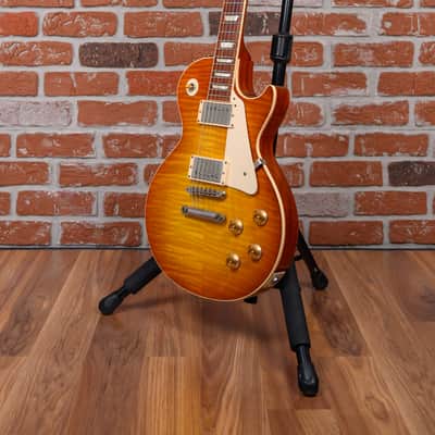 Gibson Custom Shop CS8 '50s Style Les Paul Standard Flame Maple Top Sunrise Tea Burst 2015 w/OHSC image 5
