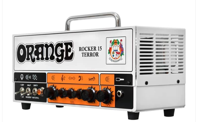 Orange Rocker 15 Terror 2-Channel 15-Watt Guitar Amp Head 2018 - Present - White image 1
