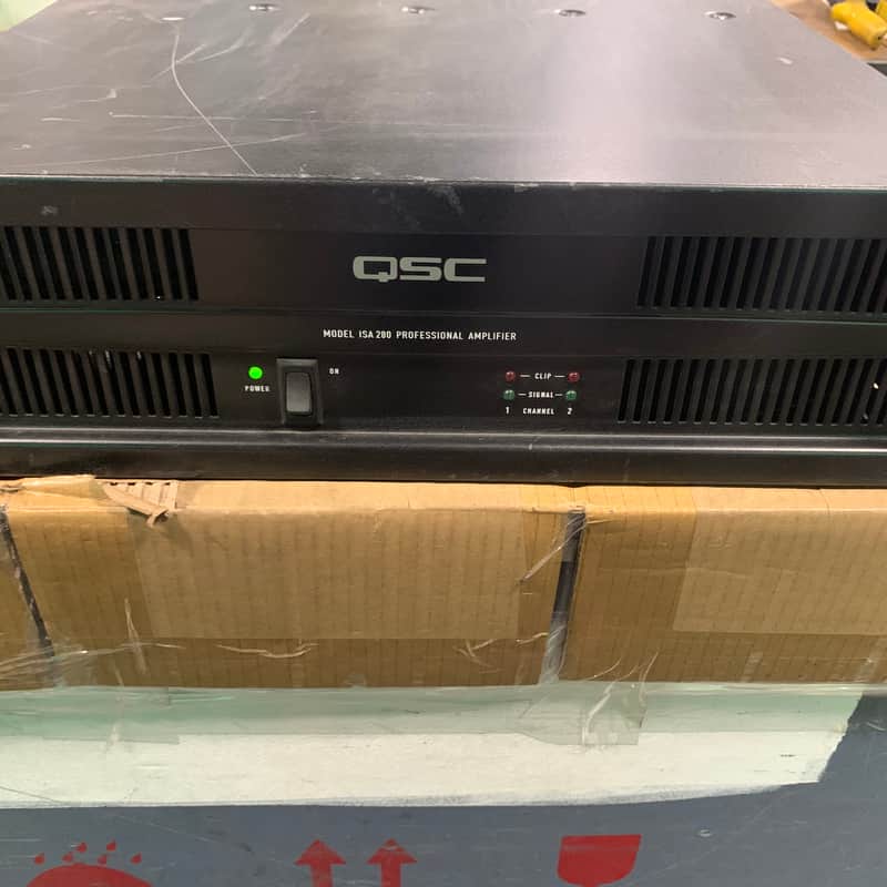2010s QSC ISA280 2-Channel Cinema Installation Power Amplifier…