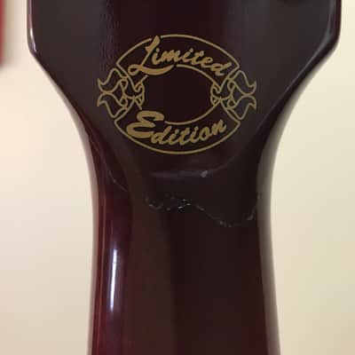 1999 Gibson ES-335 Limited Edition Translucent Red Ebony Fingerboard P-94s OHSC Professionally Repaired Headstock image 11