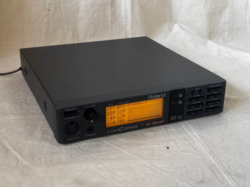 その他 Roland SC-55mk2 USED Roland SC-55 sc55 mkⅡSound Canvas Module Rack Synth MIDI