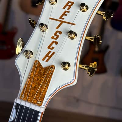 Gretsch White Penguin G6134T-58 Vintage Select - Vintage White image 9