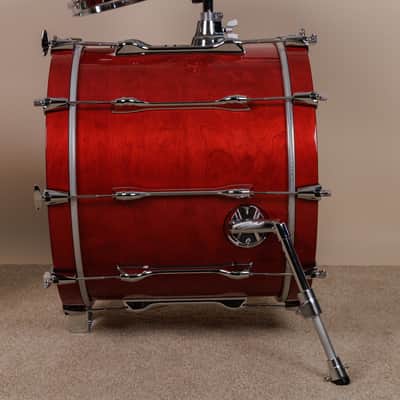 Yamaha Recording Custom Autumn Red Lacquer Drum Set 16x20 8x12 and 13x14 image 12