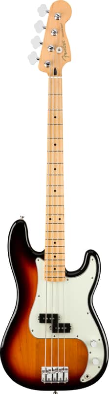 Fender Player Precision Bass 3-Color Sunburst w/Maple Fingerboard image 1