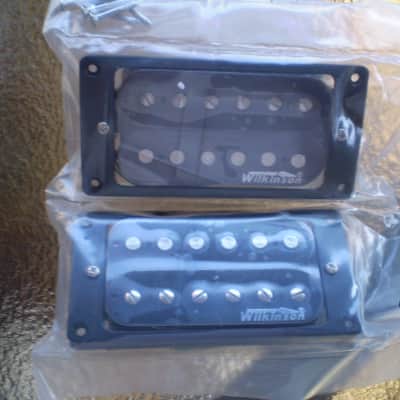 Wilkinson Premium WHHB AlNiCo V Humbucker Pickup Neck/Bridge Set - Black image 3
